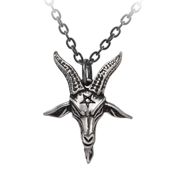 Alchemy Gothic Templars Bane Baphomet Pendant NEW - Picture 1 of 2